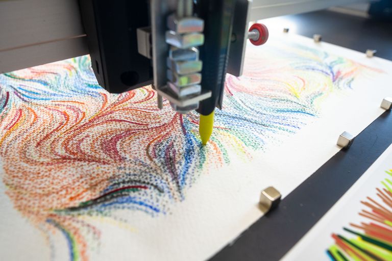 Artwork from project Oil Pastels Machine